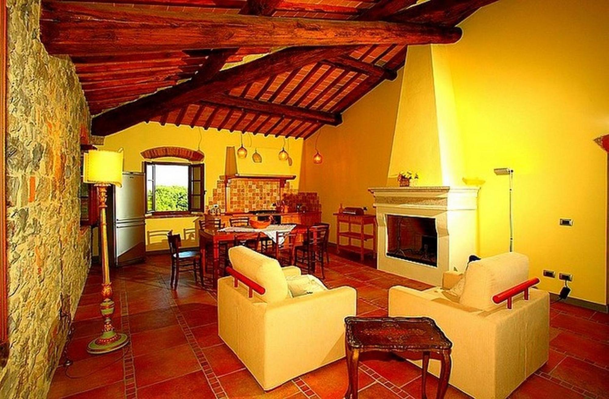 Podere Lucignano Secondo Agriturismo Gaiole in Chianti Rum bild